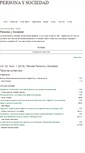 Mobile Screenshot of personaysociedad.cl